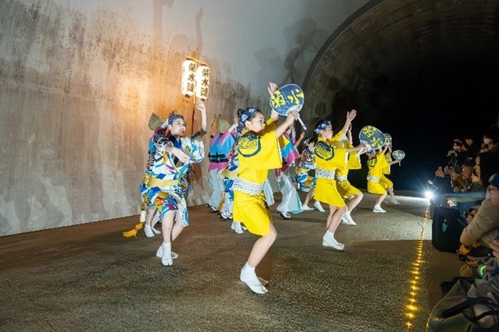 過年度の見学会で実施した阿波踊り鑑賞(パートナーの企画)