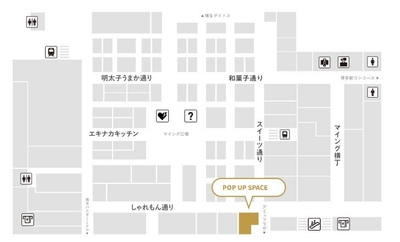 POP UP SPACE位置