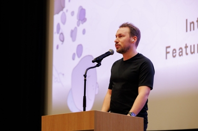 国際審査員を務めるギンツ・ジルバロディス（Gints ZILBALODIS）氏