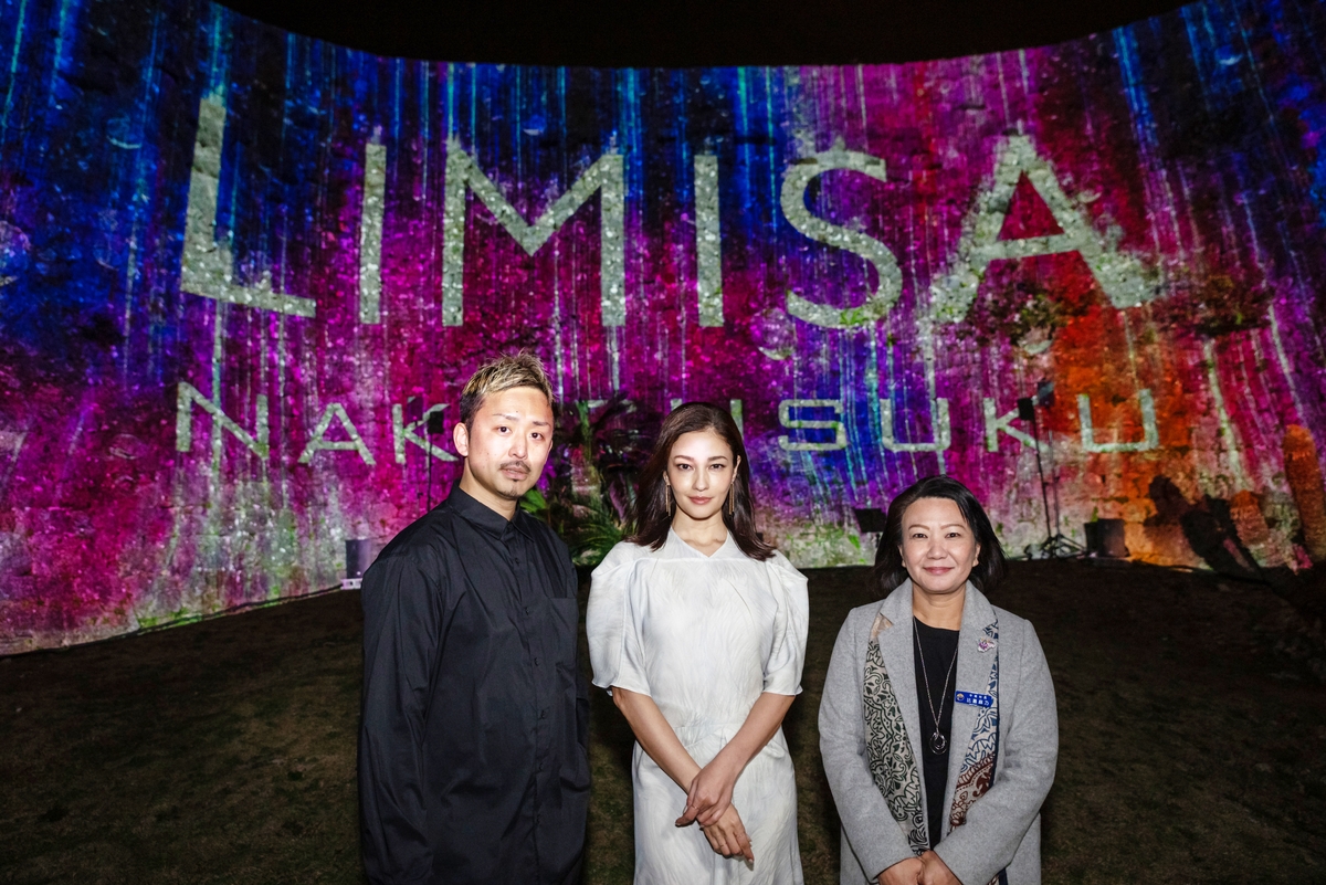 公式アンバサダー黒木メイサさんと神秘のイマーシブナイトを体験「LIMISA NAKAGUSUKU 開催記念レセプション」実施レポート