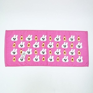 バニーコンビニのフェイスタオル