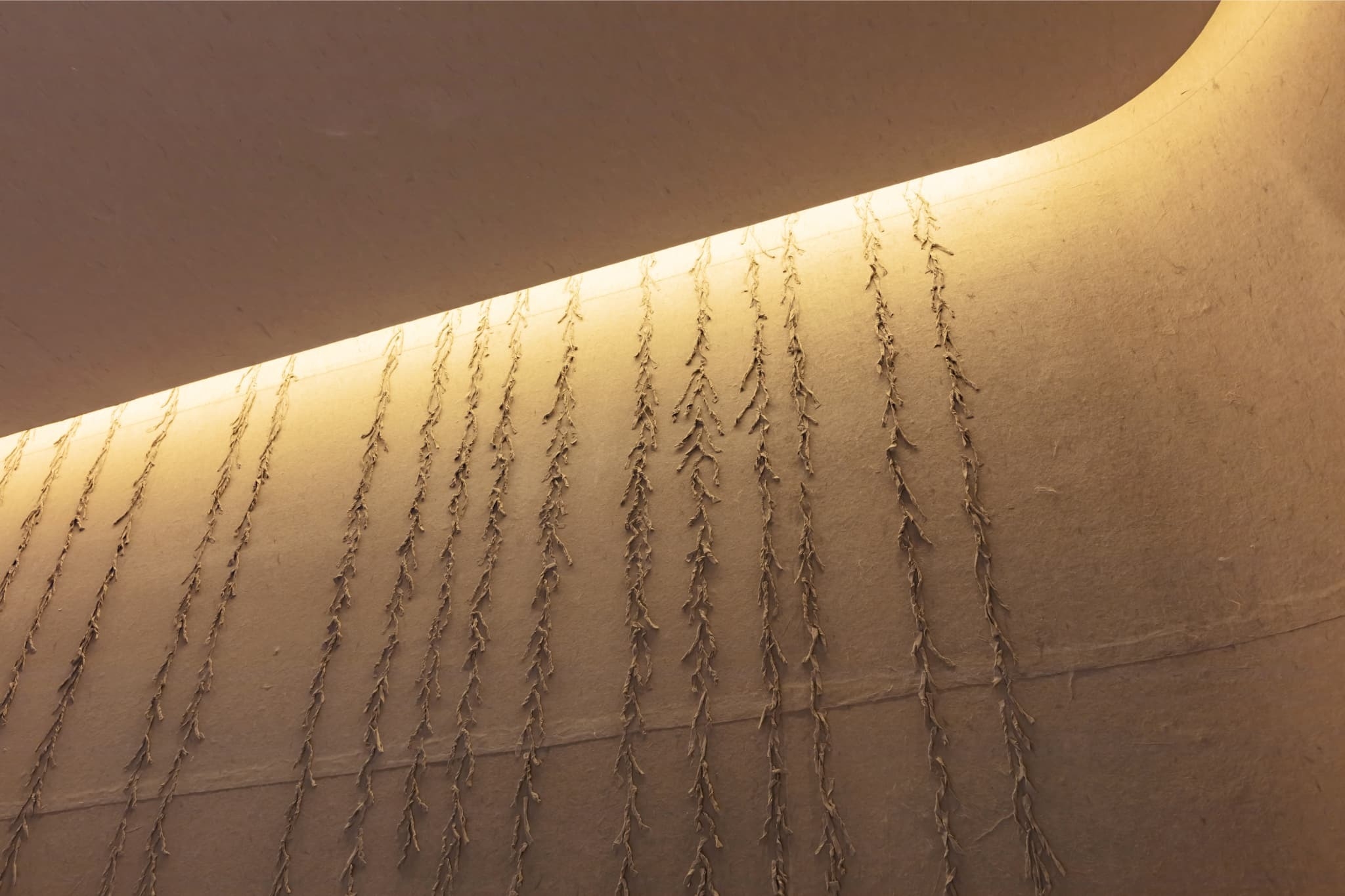 「hitotose -Aki-」 和紙を利用した壁紙