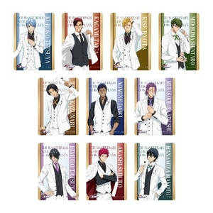 ▲GiGOコラボカフェ 黒子のバスケ グリッター缶バッジ～白スーツver.～(全10種・ランダム)660円(税込)