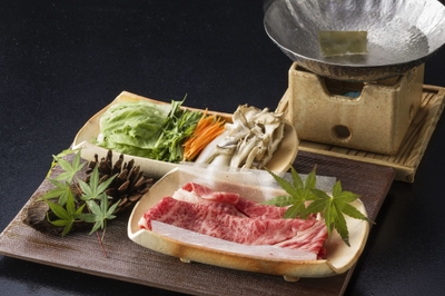 黒毛和牛のしゃぶしゃぶ[一例]