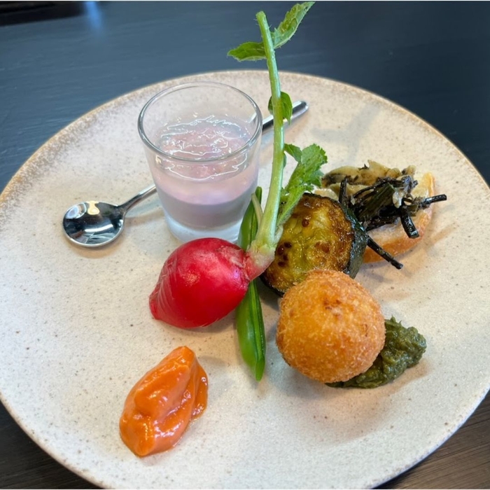 前菜 野菜のオードブル「野菜の皿」