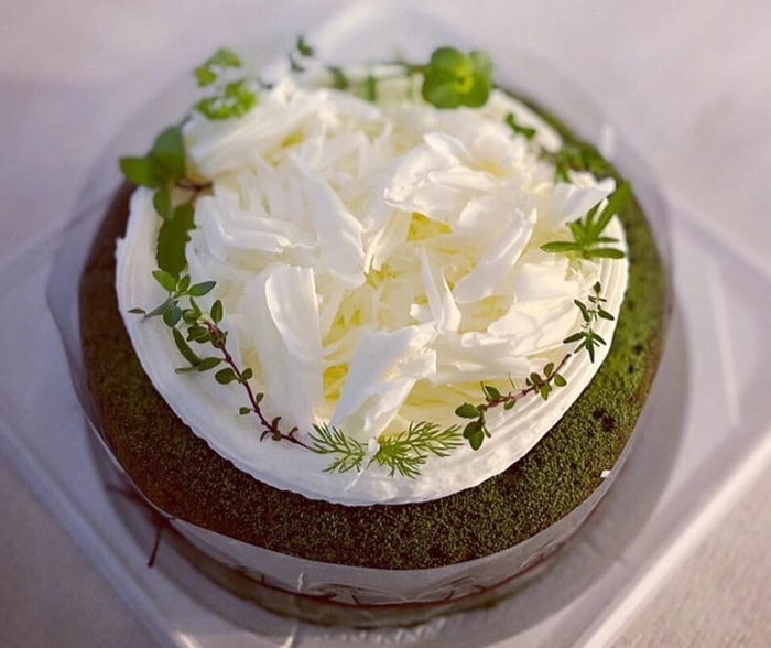 宇治感じる人気のケーキ「抹茶ガトーショコラ」(kibito)