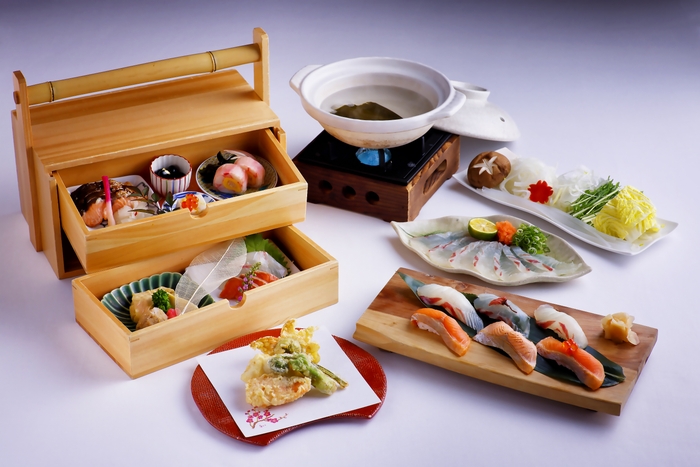 ▲『桜鯛と淡路島サクラマスの春御膳』