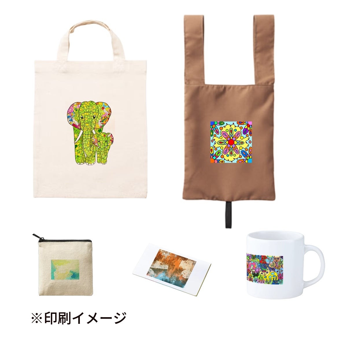 様々なアイテムにSDGsノベルティという価値を付与。