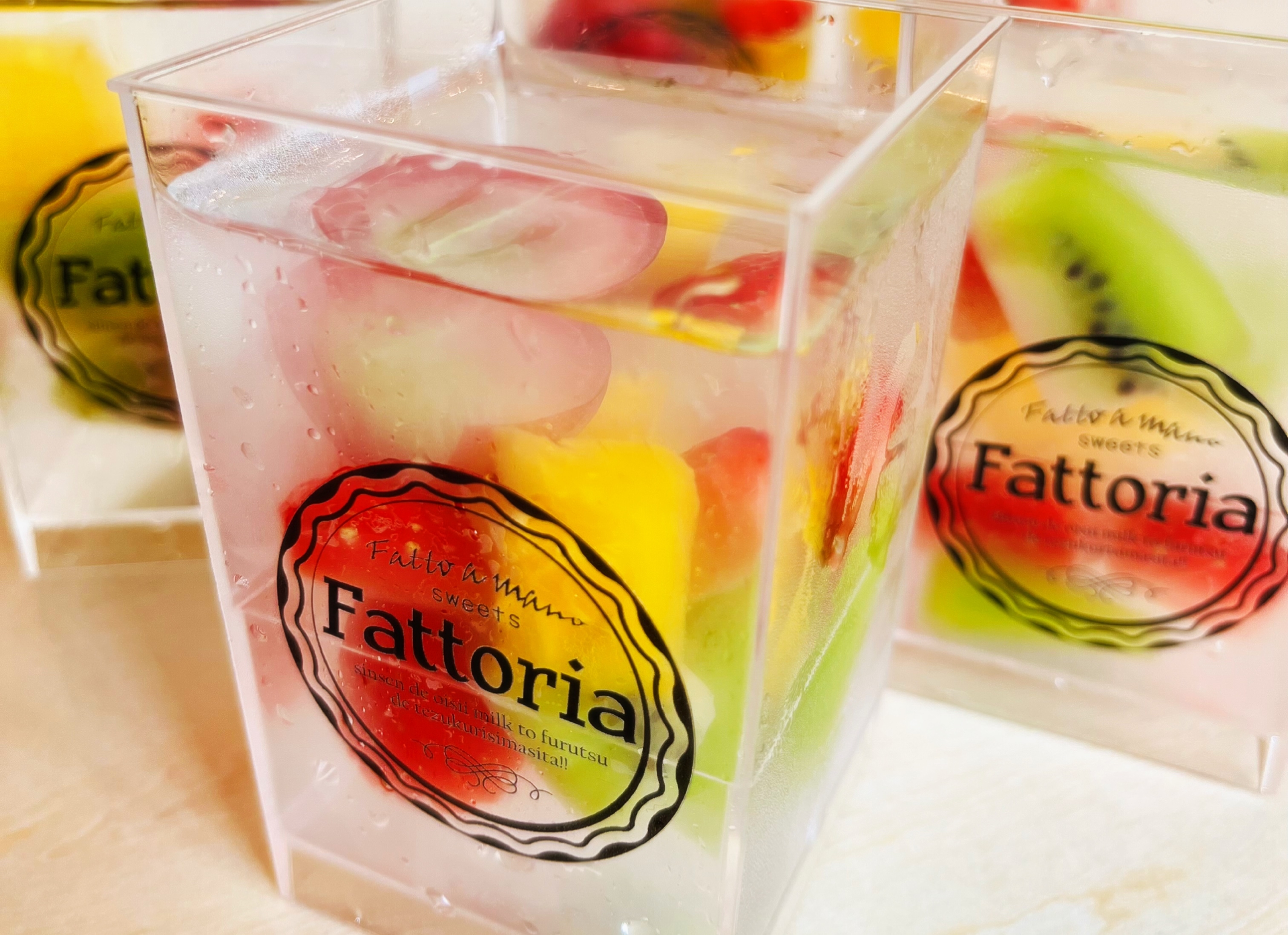 Fattoria(ファットリア) ららぽーと沼津 7月1日~30日にて出店。地元素材にこだわったスイーツがズラリと並ぶ「夏限定!新フルーツ生ゼリー」も必見!!