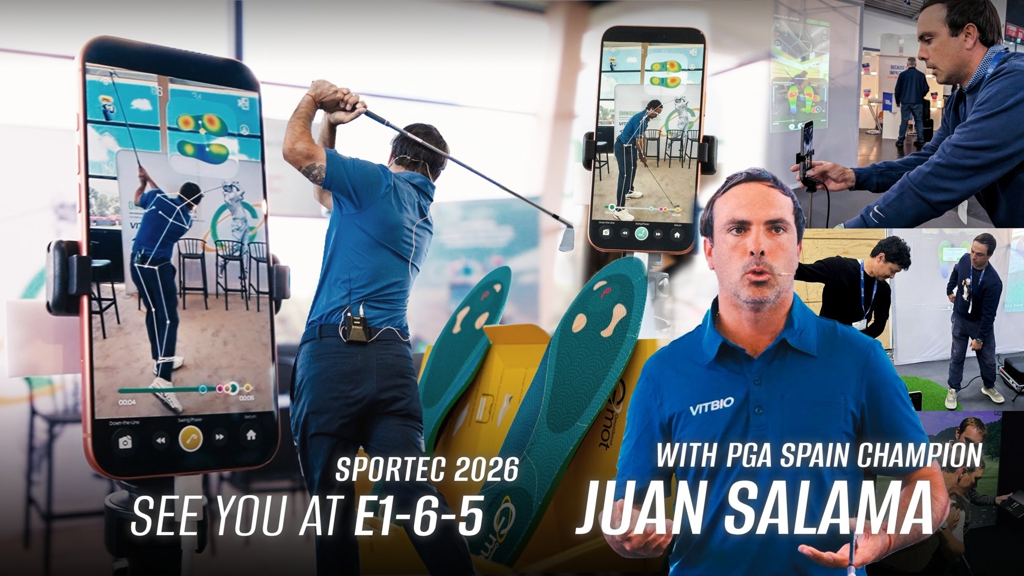 台湾VITBIO、「SPORTEC Tokyo」でAIゴルフ・トレーニングシステム「OmniGmot AI Golfer」を発表　世界初、全身モーションキャプチャと足底圧分析を一体化