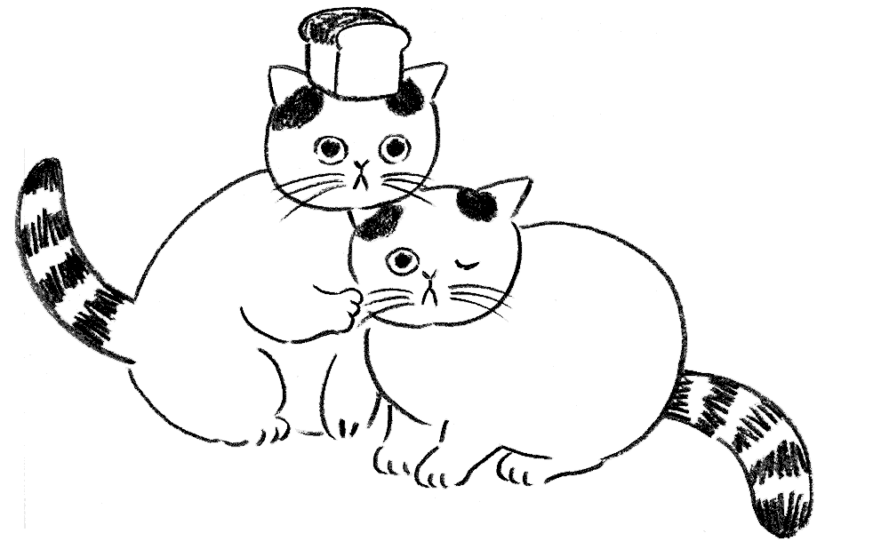 イラストレーター松尾ミユキさんのネコをモチーフにした描き下ろし原画を展示販売開始！