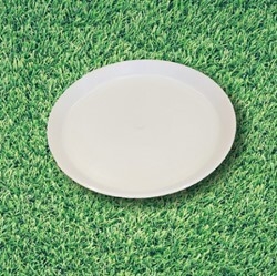 100%植物由来の生分解性樹脂でできた皿