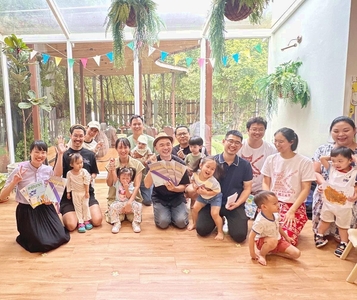 タイの幼稚園での活動の様子