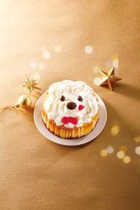 A WORKSいぬぬバスクチーズケーキ　クリスマス予約商品　イメージ画像