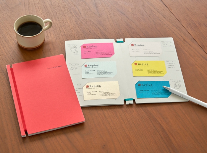 【リプラグ】名刺ファイルLog book(ログブック)