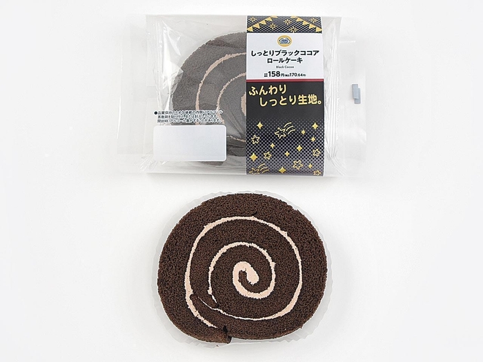 しっとりブラックココアロールケーキ イメージ画像