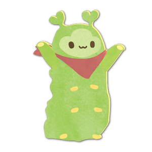 主人公と一緒に旅をする「ノア」は、飛鳥にゆかりのある日本の国蝶・オオムラサキの幼虫がモチーフ