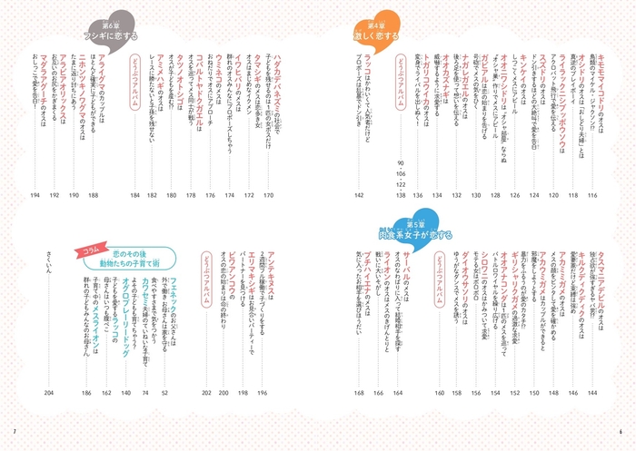 恋するいきもの図鑑DX もくじ②