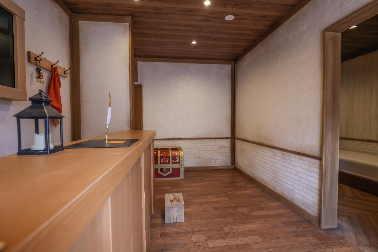 ▲宿屋内、絵画の掲載場所(予定)