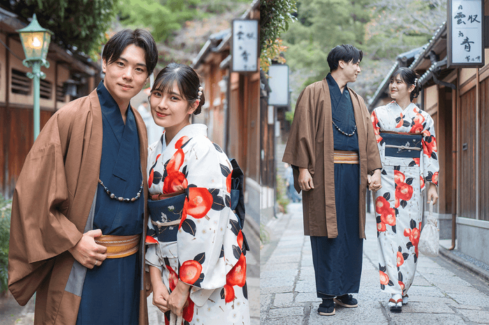 新作スタンダード着物レンタル(男女カップルプラン)