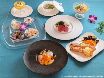 淡路島西海岸「HELLO KITTY SMILE」レストラン玉手箱 淡路牛や有頭海老などを使用した『夏限定コース』 6月1日より提供開始