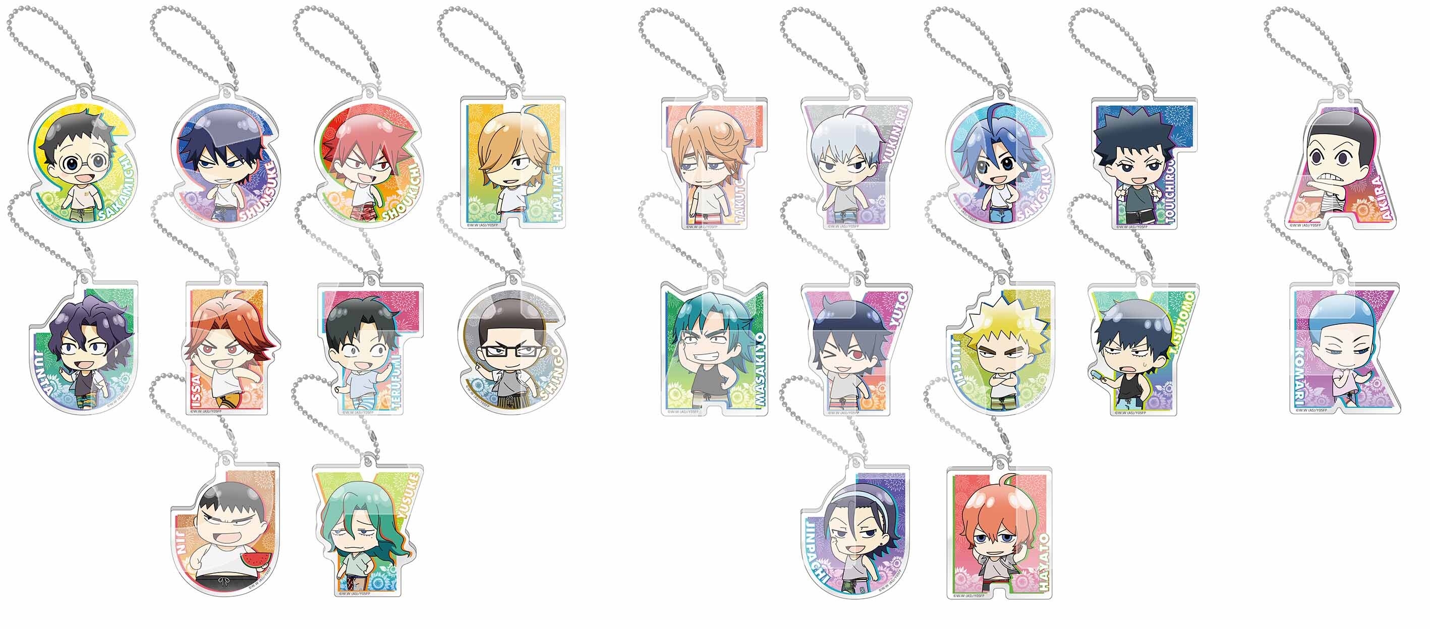 D賞 アクリルキーホルダー(全22種)