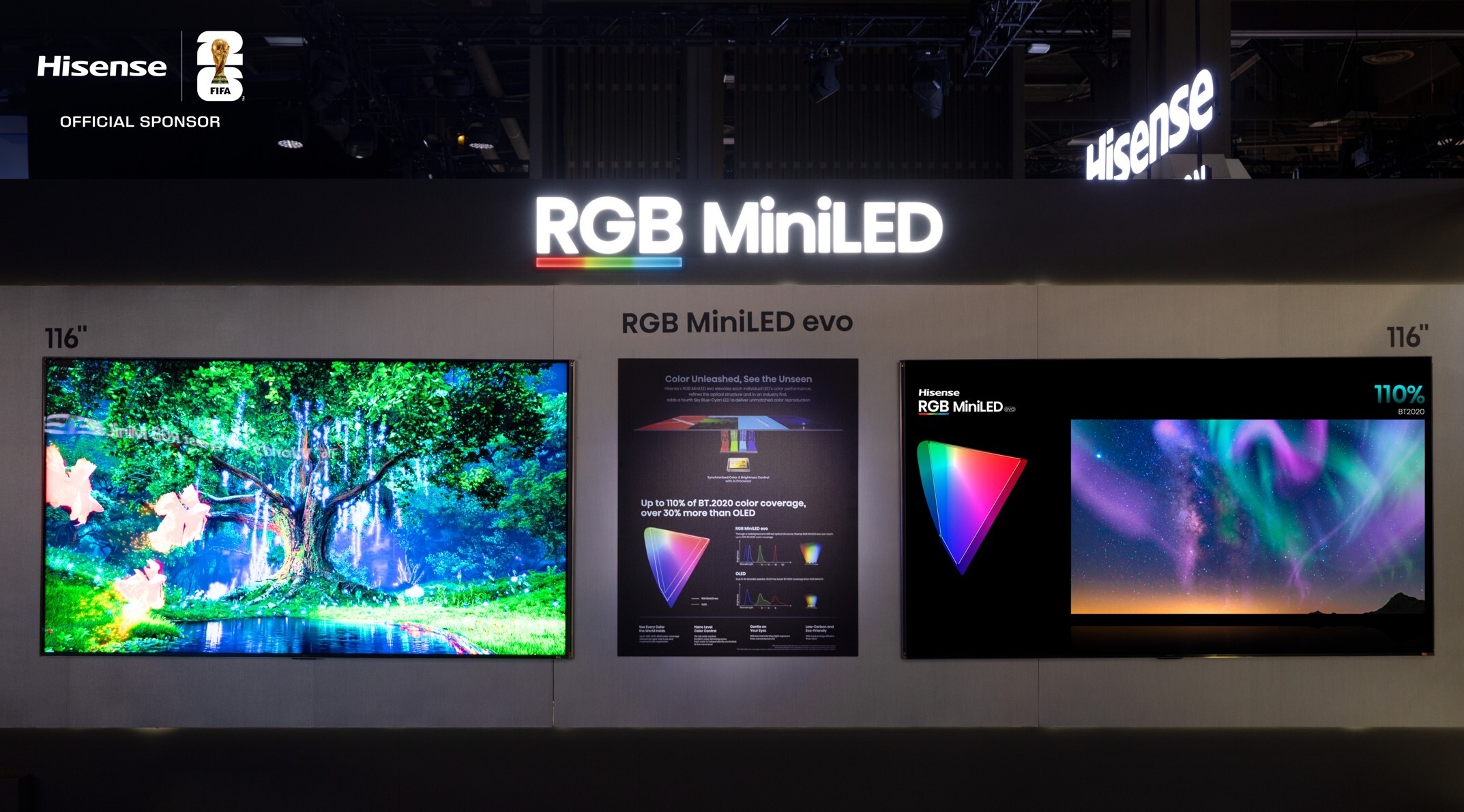 ハイセンス、CES 2026で世界初の「RGB MiniLED evo」を発表 ― 第4色LED