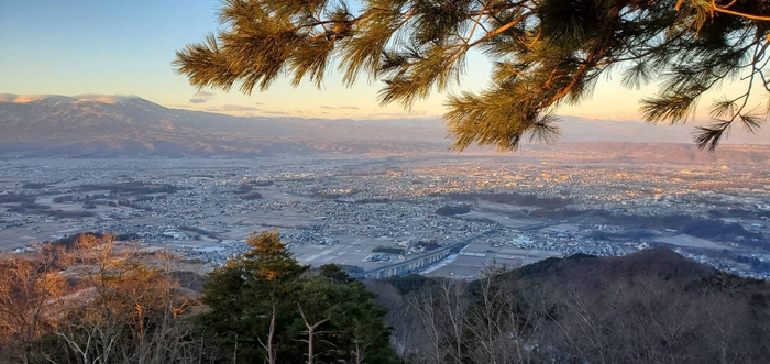 山頂からの景色