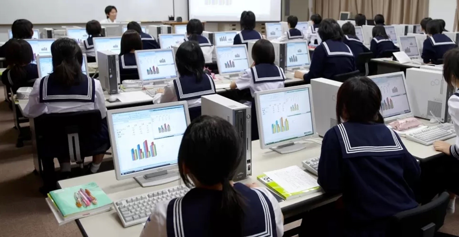 「情報」の授業の様子(イメージ図)