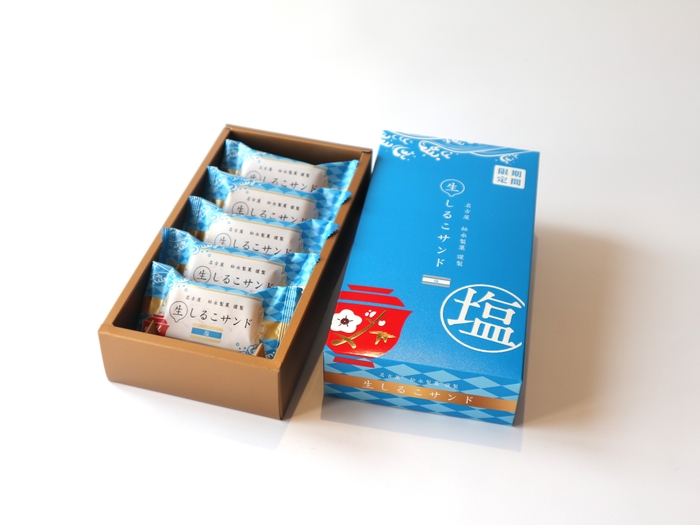 【期間限定】生しるこサンド塩　箱デザイン