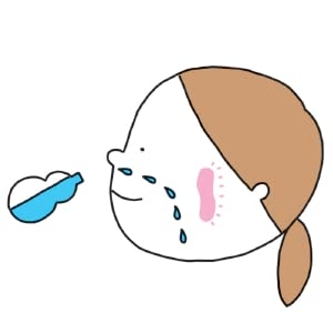 生理食塩水を使えば痛くない！　©石村ともこ