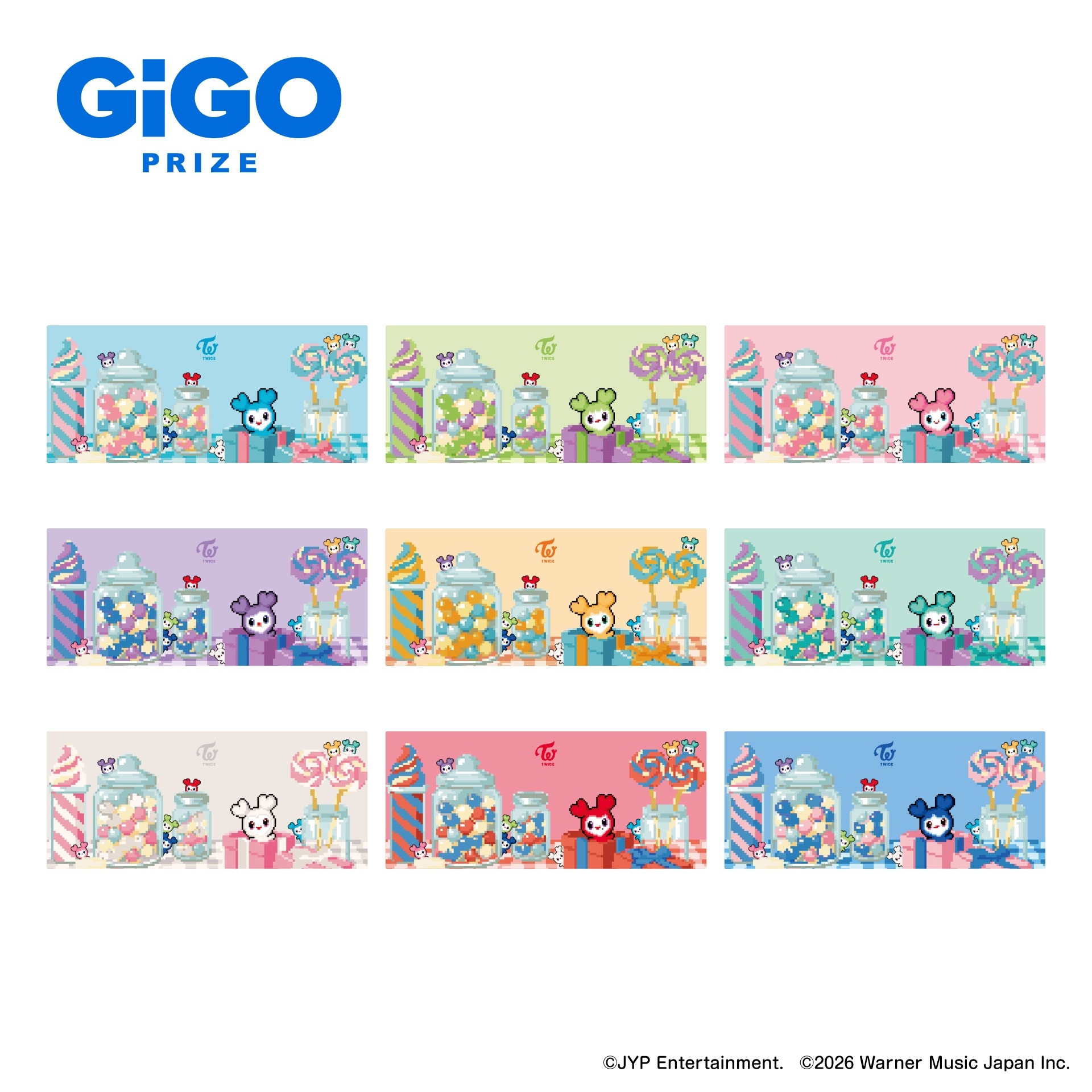 TWICE』 JAPANデビュー9周年記念！ ドットデザインの『TWICE LOVELYS