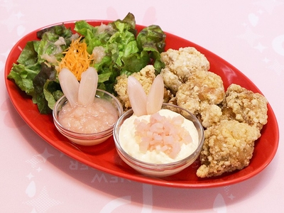 【タルタル増量】岩下の新生姜鶏から揚げ with 岩下の新生姜タルタル＆ピンクの岩下の新生姜ソース