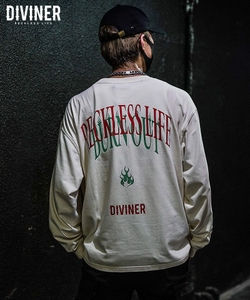 Burn Out L/TEE （オフホワイト）