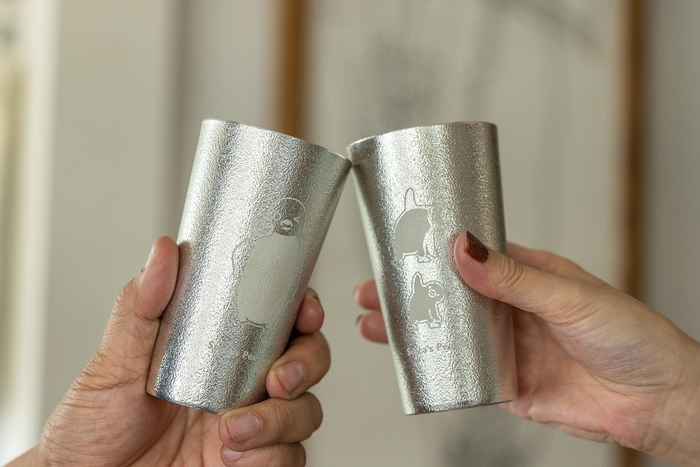 Suicaのペンギン 錫のビアカップ