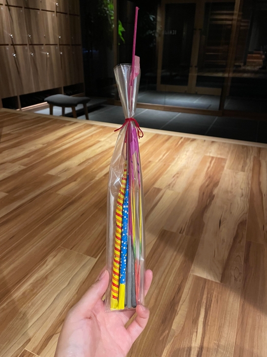 花火のプレゼント