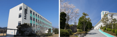 近畿大学附属新宮高等学校・中学校（左）、近畿大学附属豊岡高等学校・中学校（右）