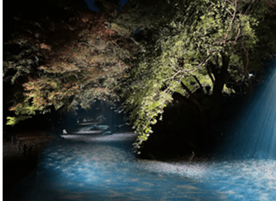 水香江の水紋演出(イメージ)