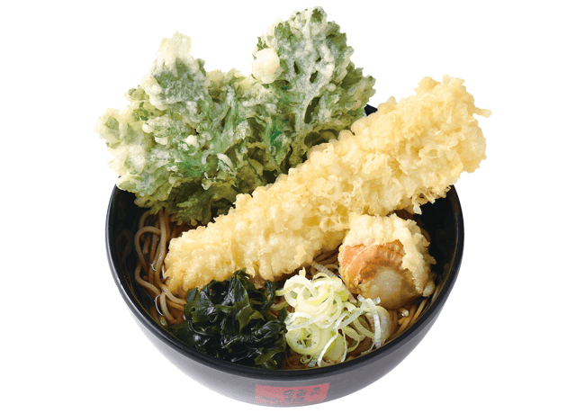 いか・ほたて・春菊天(そば・うどん)