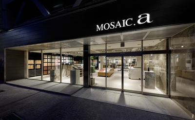 外観（ショールーム外床：ピエトレディミスト PAN-AC7610G・AC7630G）