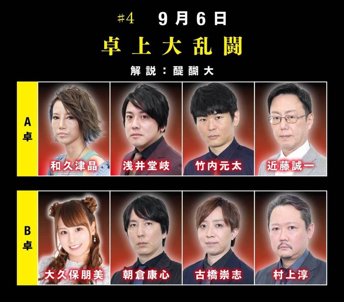 ＃4　9月6日「卓上大乱闘」