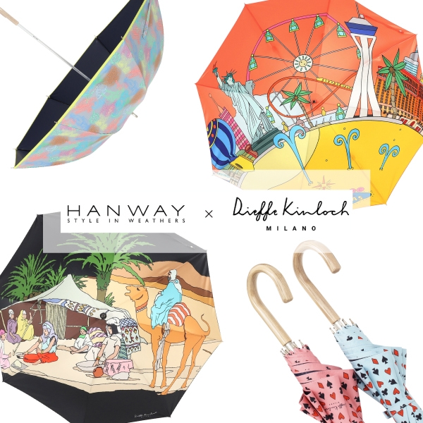 HANWAY × Dieffe Kinlochコラボ傘 雨傘】ハンウェイ（HANWAY）Dieffe Kinloch（ディエッフェ