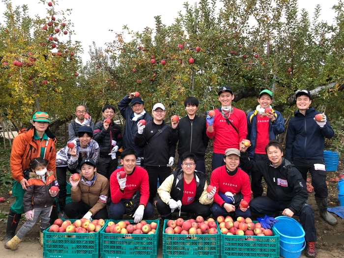 ▲被災された農家の方々と記念写真