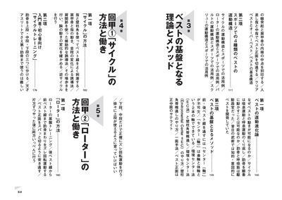 『肩甲骨が回れば、 アスリートの才能が爆発的に開花する！』目次②