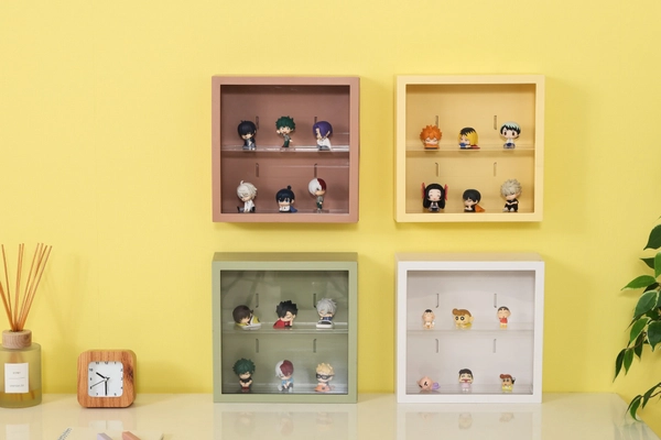 ガラスコレクションケースの不二貿易から、カプセルトイや推し活にも映えるエントリーモデルが登場