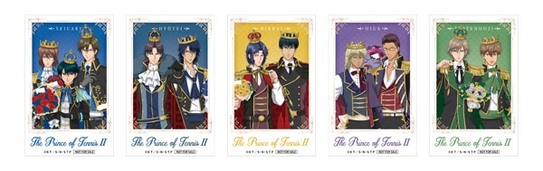 ▲オリジナルステッカー(全5種)サイズ:50mm×80mm