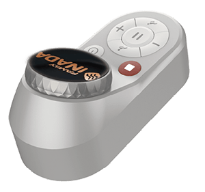 回して押すだけ簡単。直感的に操作できます。