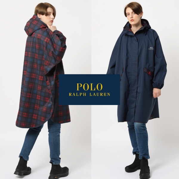 Ralph Lauren チェック柄ロングコート Ralph Lauren(ラルフローレン)ウールグレンチェック柄コート