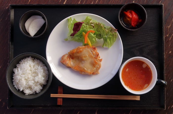 但馬高原どりのロティランチセット