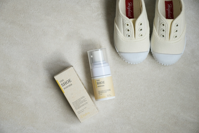 天然由来成分100%!子供靴にも使える靴用除菌消臭パウダー